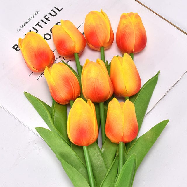 Frendorf | 10 Stück Künstliche Mini-Tulpen