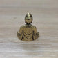 10 Stück Mini Messing Sitzender Buddha Statue Figur für Reise Buddhismus Anbetung Zuhause Büro Schreibtischdekoration
