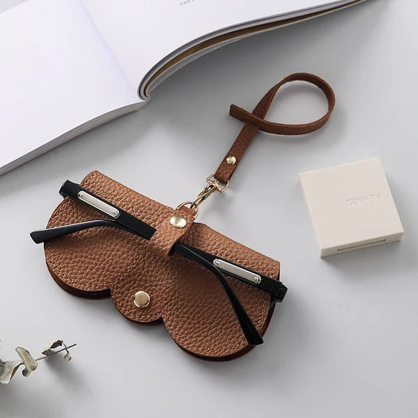 Frendorf | Weiche Leder-Sonnenbrillen-Tasche