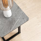 Frendorf | ModernoCurve C-Beistelltisch | MDF-Tischplatte | Modernes Design | Platzsparend | Perfekt für Wohnzimmer & Schlafzimmer