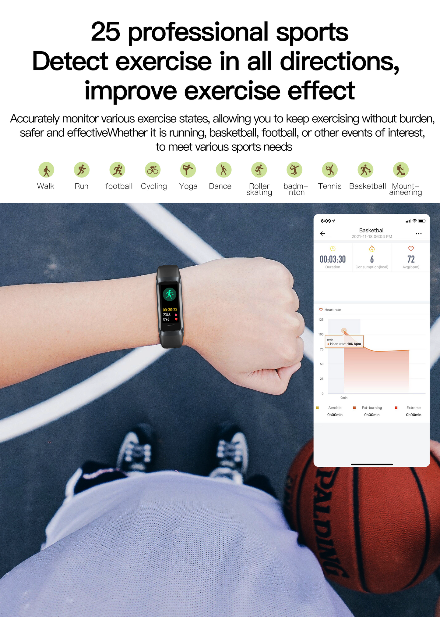 Frendorf | Fitness Tracker Uhr – Stylisch & Funktional für Aktive Lebensstile