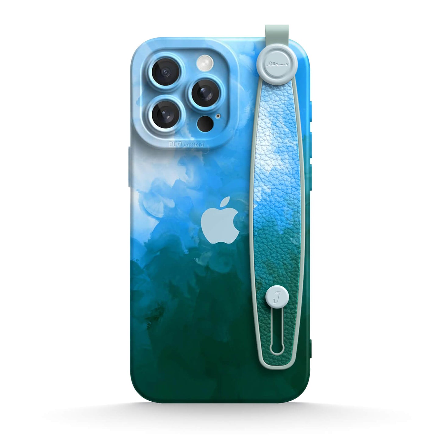 Frendorf | Blau Schwarz | Multifunktionale Handgelenktasche für iPhone-Serie