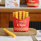 Frendorf | Lustige Magnetische Pommes Frites Lebensmittelklammern