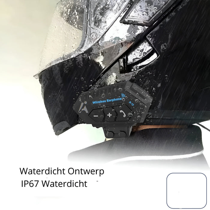 Frendorf | Drahtloser Motorhelm-Headset | Sicher Kommunizieren und Fahren | Immer Verbunden