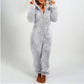 Frendorf | Plüsch-Fleece-Strampler, einteiliger Pyjama für Damen