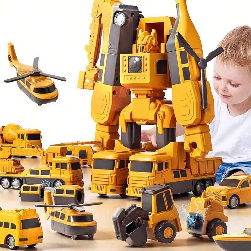 Frendorf | Magnetisches Transform-Engineering-Auto-Zusammenbauspielzeug