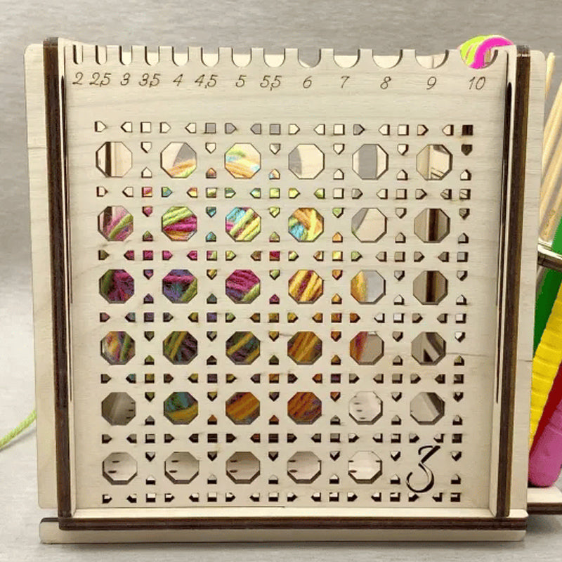 Frendorf | Garnschale Aus Holz - Multifunktionales Strickwerkzeug