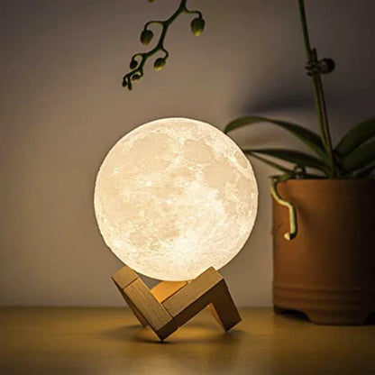 Mondlampe - Lunar - Aufladbar - Touch Steuerung