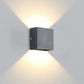 Moderne Minimalistische Quadratische Aluminium LED Wandleuchte