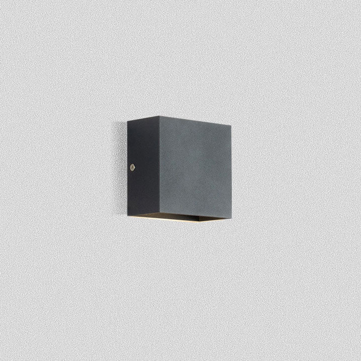 Moderne Minimalistische Quadratische Aluminium LED Wandleuchte
