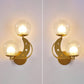 Frendorf | Asterovia DuoGlow Wandleuchte | Nordisches Design | Glas-Kugelschirme | 2-flammig | Mond- & Sternenmotiv