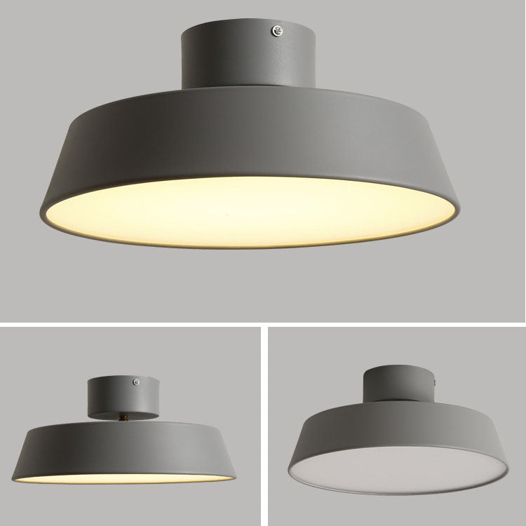 Frendorf | AuraDisk Nordic LED Deckenleuchte | Minimalistisches Runddesign | Aluminium | Flush Mount