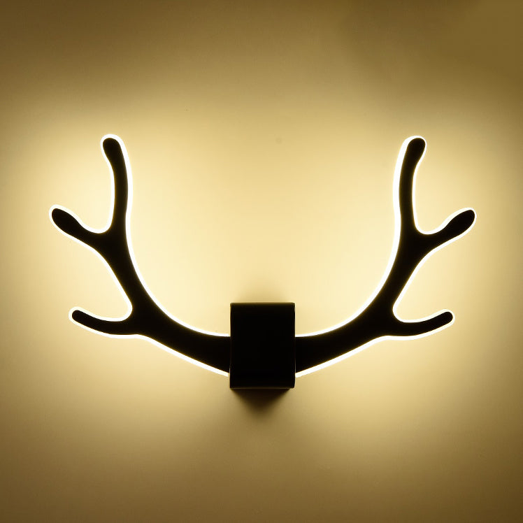Frendorf | LumiAntler LED Wandleuchte | Nordisches Geweihdesign | Modernes Acryl | Warmes & Kaltes Licht | Kreative Wandlampe