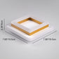 Simple Acrylic Square Circle Iron LED Deckenleuchte