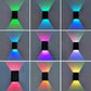 Frendorf | GlowSquare Moderne Aluminium LED Wandleuchte | RGB & Weißlicht | Quadratisches Design | Stimmungslicht