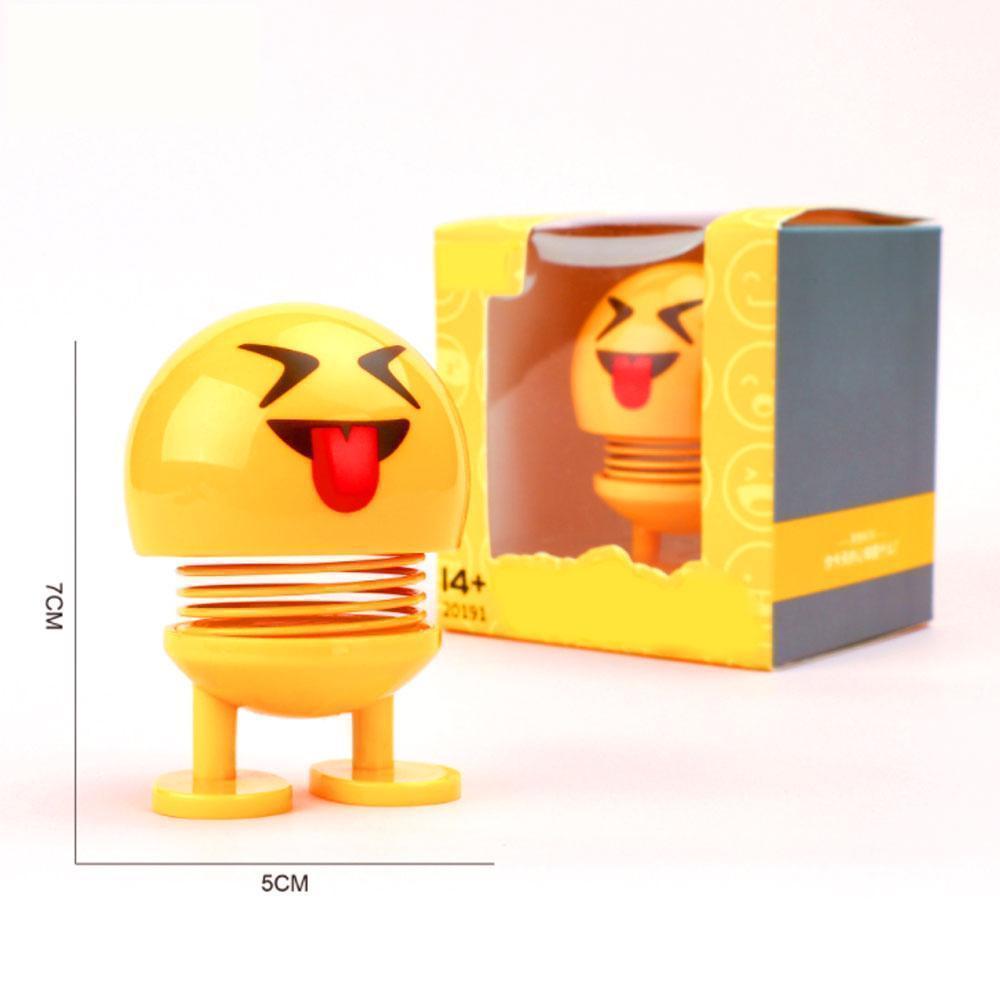 Frendorf | Auto Wackelkopf Emoji Puppe Spielzeug