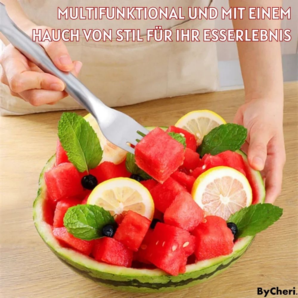 Frendorf | 1+1 GRATIS  | FruitBites -Erleben Sie die aufregende Art, Ihre Wassermelone und Früchte zu schneiden!