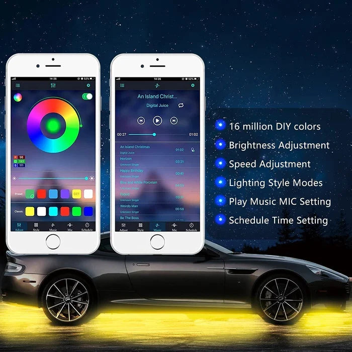 Frendorf | Flexible, wasserdichte RGB-LED-Streifenleuchten für das Fahrgestell