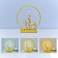 Frendorf | CircleLume USB LED Nachtlicht | Nordic Design | Tischlampe mit Hirschfigur | Warmweißes Licht & Dimmbar