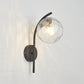 Frendorf | GlobeArc Nordic LED Wandleuchte | Glas-Kugel | 1-flammig | Modernes Design | Deko für Zuhause