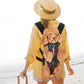 Frendorf | Hunde Trage Rucksack | Idealer Canine Rucksack für Spaziergänge und Trekking Abenteuer
