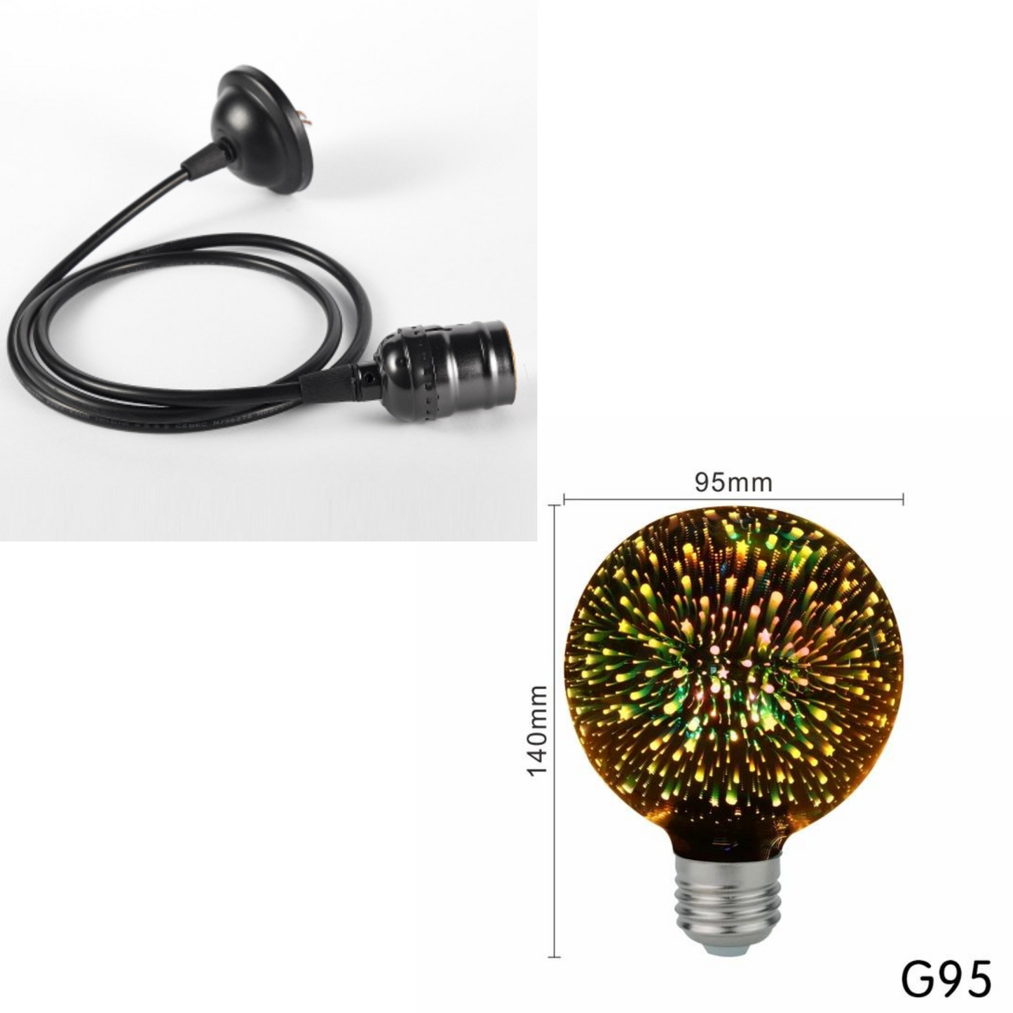 3D LED Feuerwerksbirne