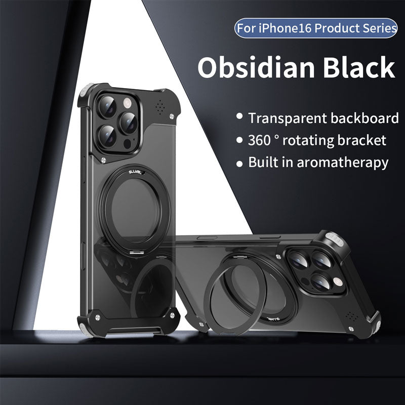 Frendorf | Alloy 360° Rotating Case – Magnetisches Laden & Aromatherapie bereit