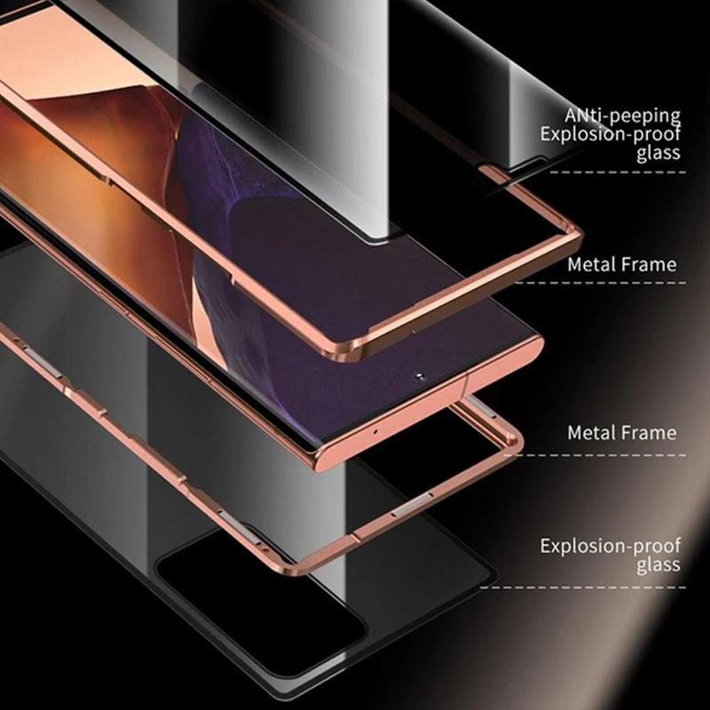 Frendorf | Samsung Anti-Peep Gehärtetes Glas Handyhülle