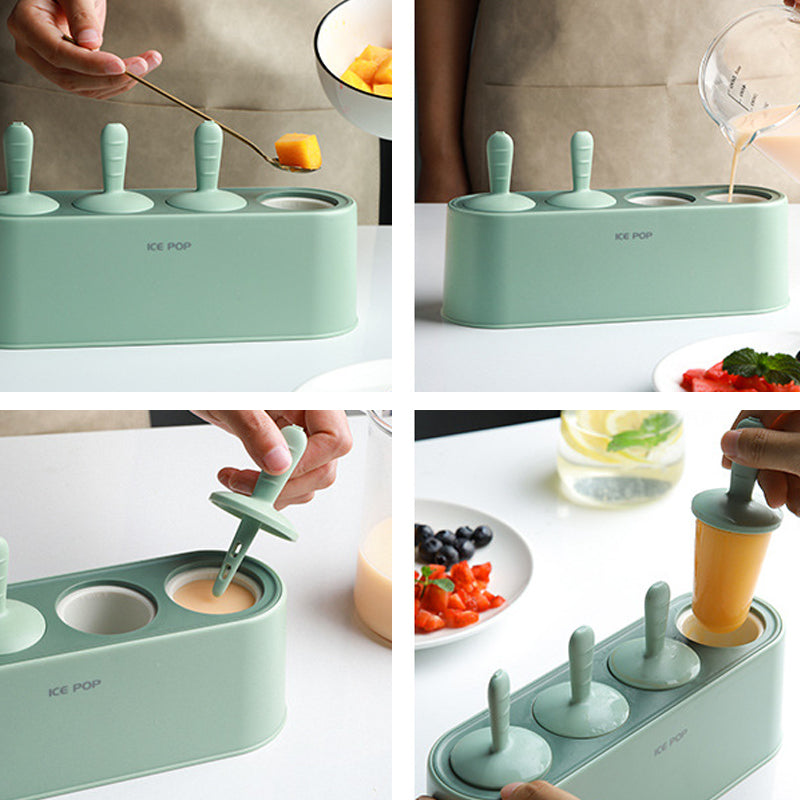 Silikon Eis am Stiel Eiscreme Form Set
