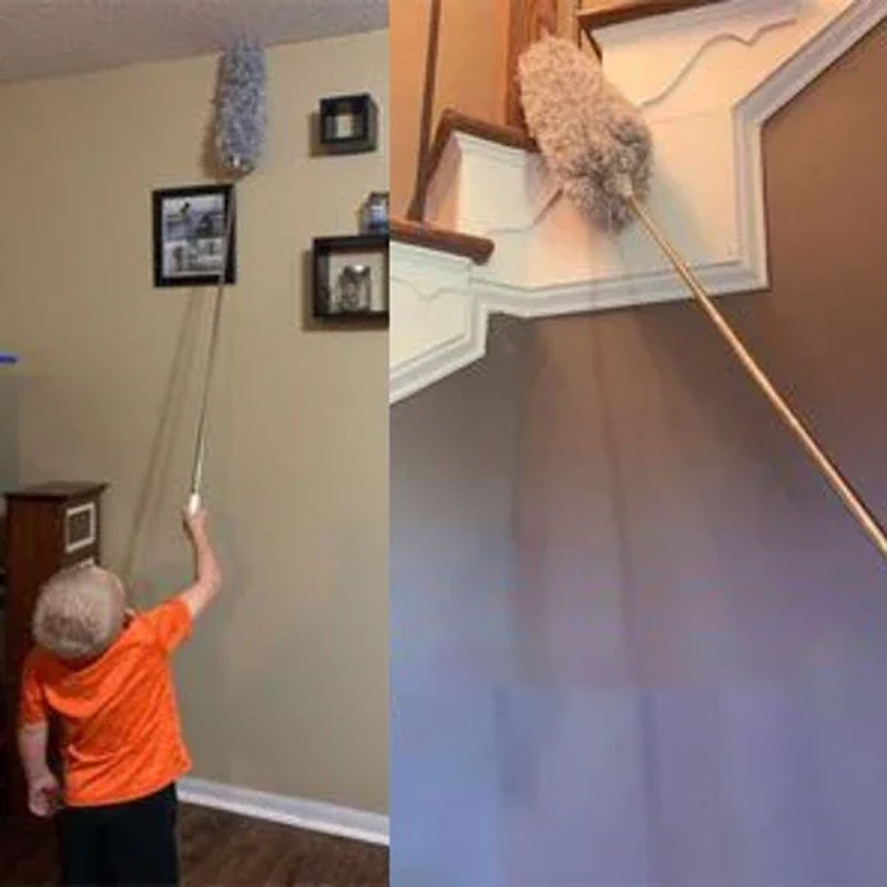 Frendorf | Ausziehbarer waschbarer gekrümmter Mikrofaser Staubwedel