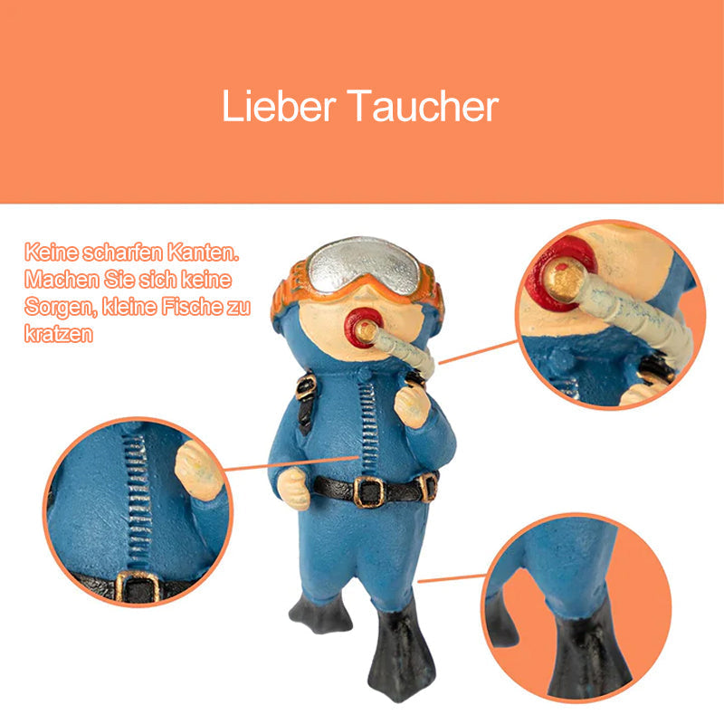 Frendorf | Schwimmender Taucher - Aquarium Ornament
