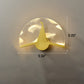 Leichte Luxuriöse Feder Effekt Acryl Geometrische LED Wand Sconce Lampe