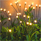 Moderne dekorative Solar Firefly wasserdichte ABS LED Rasen Einsatz Boden Outdoor Landschaft Beleuchtung