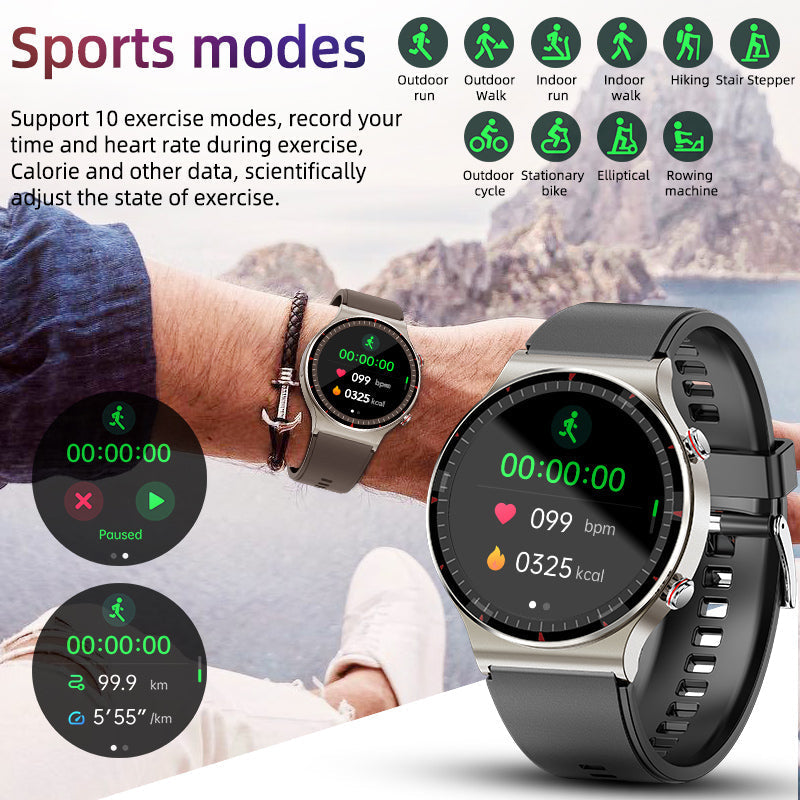 Frendorf |  CFDA EKG Blutsauerstoff Herzfrequenz Gesundheitsüberwachung Smart Watch