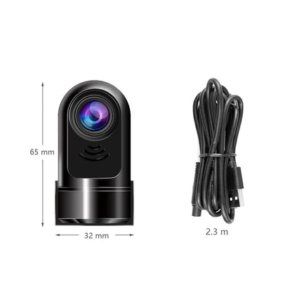 1080P HD Mini ADAS Dashcam mit 360° Drehfunktion