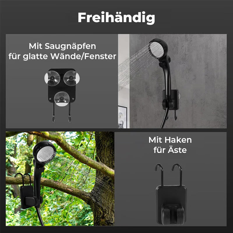 Frendorf | Tragbare, wiederaufladbare Camping-Duschpumpe