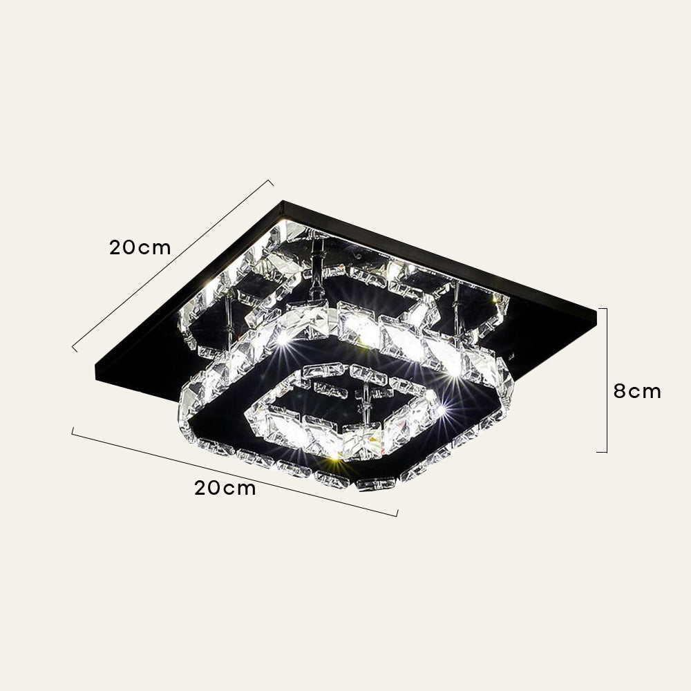 Frendorf | Deckenleuchte Kristall LED Modern Flush Fixture