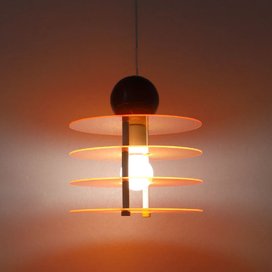 Frendorf | Aurova Nordic Acryl Pendelleuchte | Farbige Hängeleuchte | Modernes Design für Schlafzimmer & Wohnbereiche