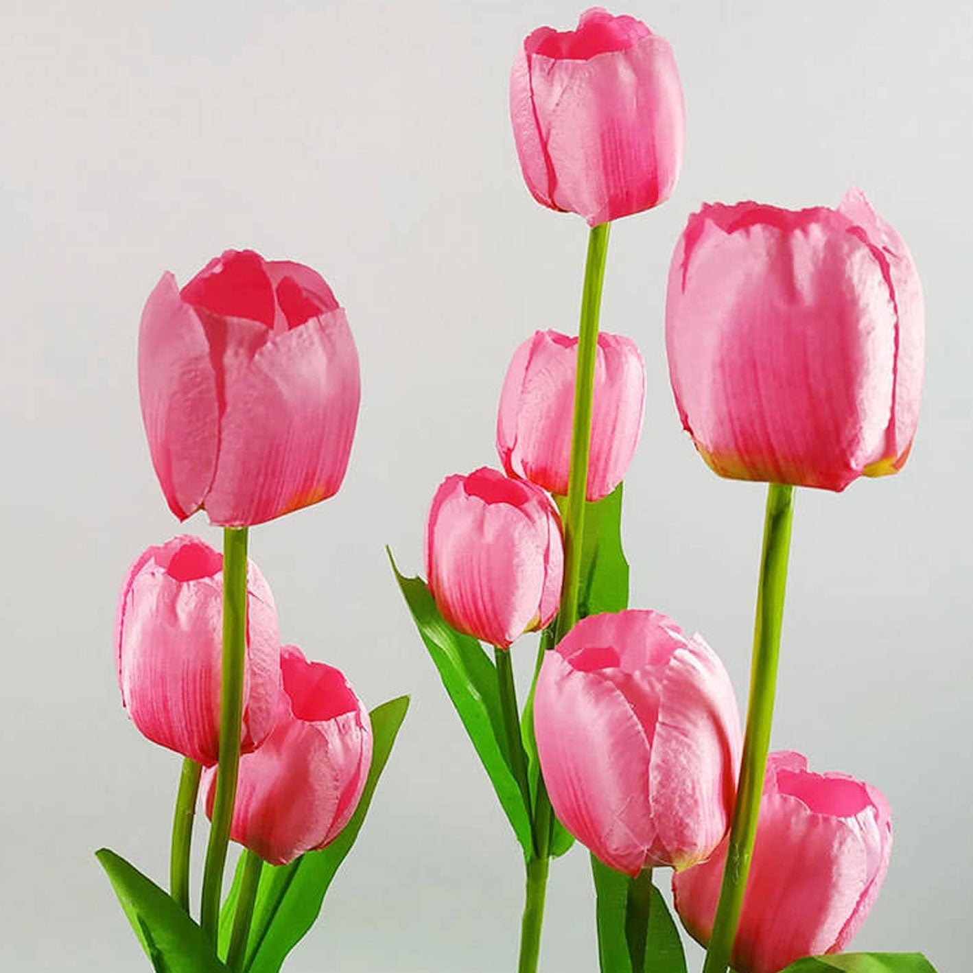 Solar Tulpe Rasenlicht Außen Garten LED Tulpe Blumenlicht Bodenstecker Landschaftslicht