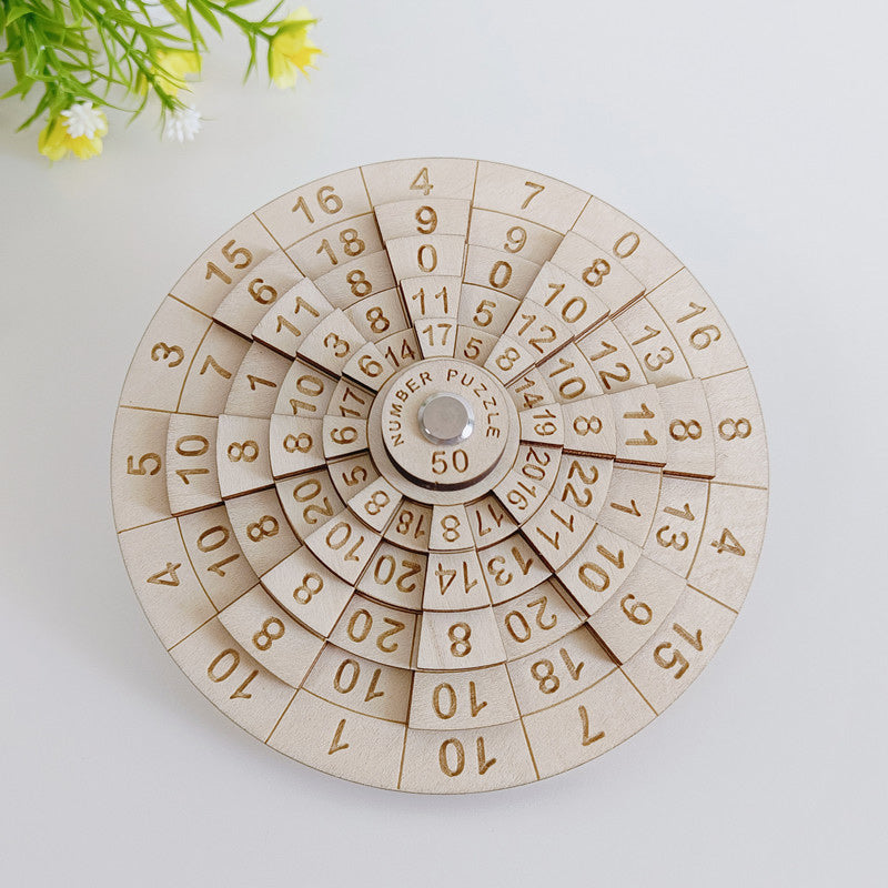 Frendorf | Safecracker 50 Holzpuzzle - Schwieriges mathematisches Brain-Teaser für Erwachsene