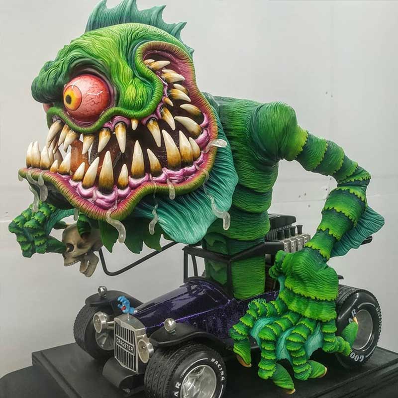 Frendorf | Wütende Große Mund Monster Statuen