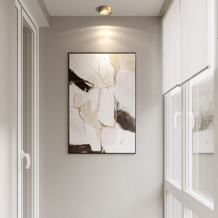 Frendorf | LumoLux Ultra-thin LED Deckenleuchte | Kupfer | Modernes Design | Dimmbare Deckenlampe | Energieeffizient | Stimmungslicht