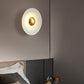 Contemporary Creative Macaron Flying Saucer Hardware LED Wall Sconce Lamp For Bedroom