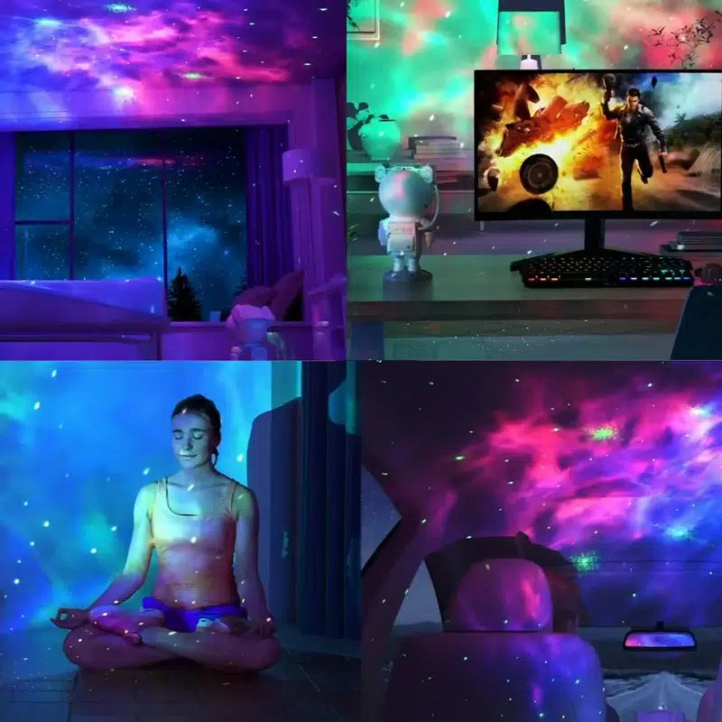 Astronaut Galaxy Projektor Mehrere Modi Galaxy Nachtlicht mit Fernbedienung
