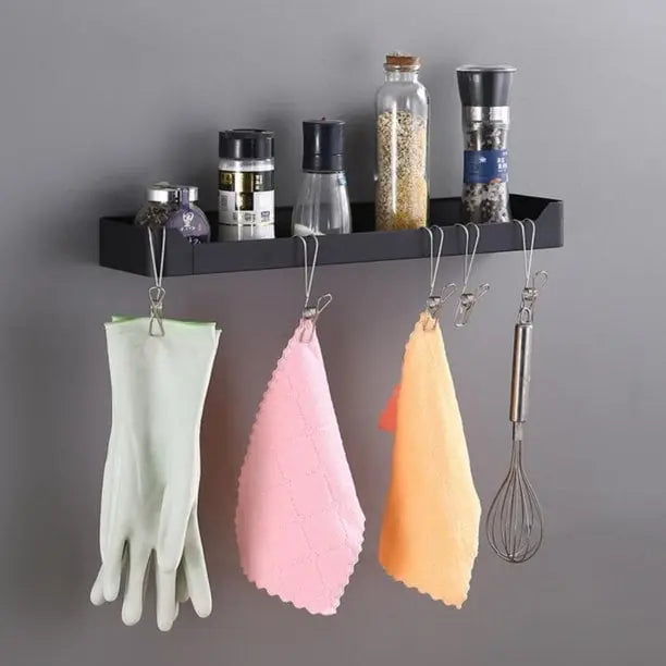 Frendorf | 10er-Set Edelstahl-Clips mit Haken – Praktisch & Rostfrei