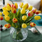 Frendorf | 10er-Set Künstliche Tulpen aus Latex – Stilvolle und langlebige Dekoblüten