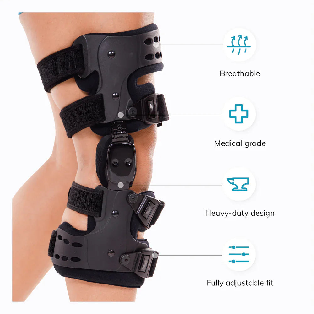 Frendorf | Osteoarthritis Entlastungs-Knieschiene | Mediale und laterale OA-Unterstützung bei Knoch-an-Knochen-Arthritis-Schmerzen