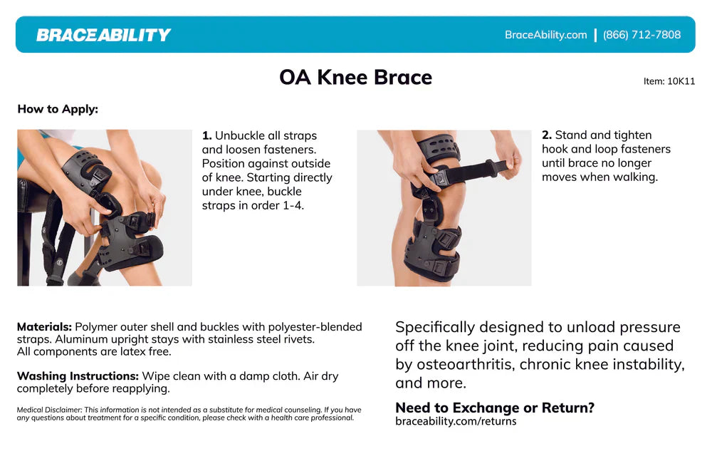 Frendorf | Osteoarthritis Entlastungs-Knieschiene | Mediale und laterale OA-Unterstützung bei Knoch-an-Knochen-Arthritis-Schmerzen