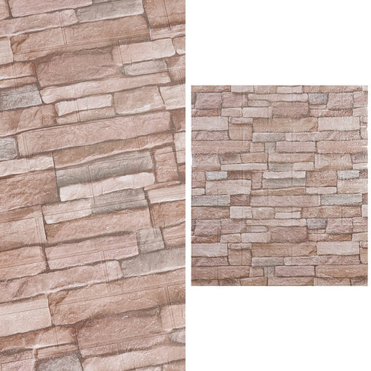 Frendorf | 10 Stück 3D Ziegelwand Aufkleber Wasserdicht Selbstklebende Wand Aufkleber