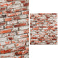 Frendorf | 10 Stück 3D Ziegelwand Aufkleber Wasserdicht Selbstklebende Wand Aufkleber